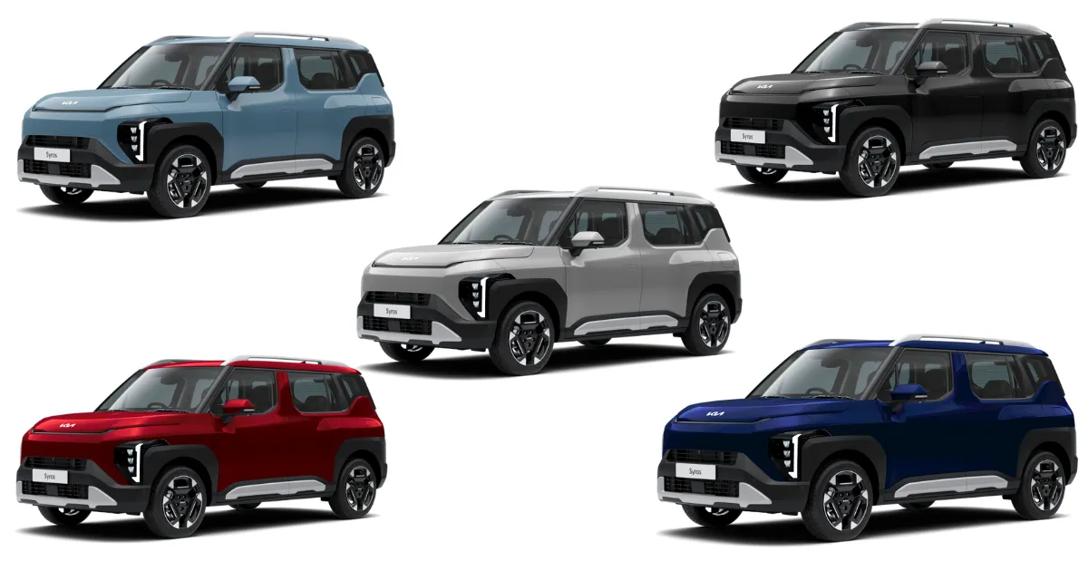 Kia Syros Variants & Features